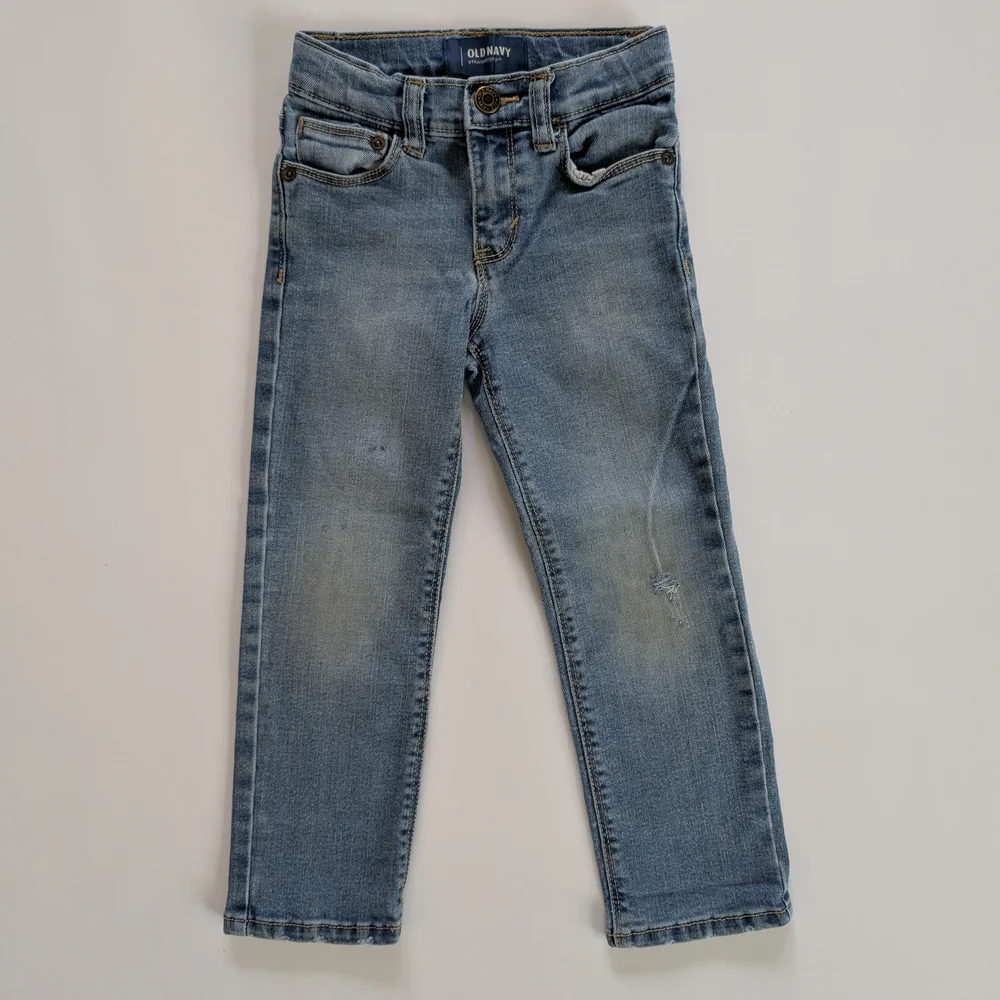 Old Navy Blue Denim Straight Leg Jeans